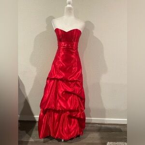 Vintage  Jessica McClintock for Gunne Sax strapless maxi gown dress